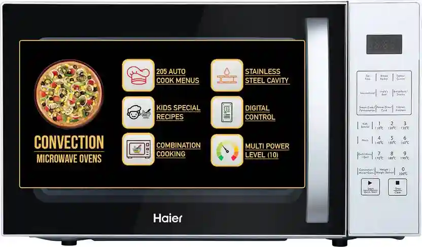 Haier 22 L Convection Microwave Oven (HIL2201CSSH, Black, Silver)